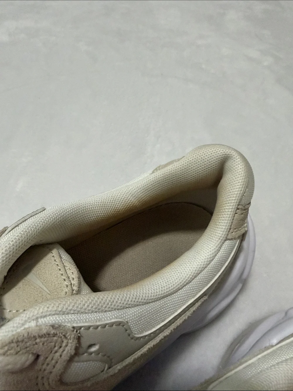 Nike Cream & White Retro Runner Sneakers